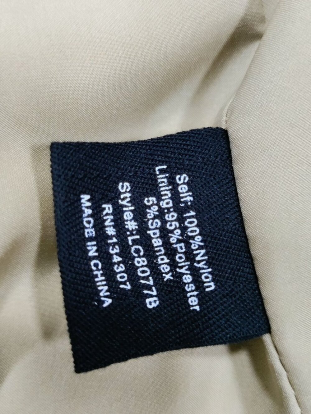 Line and Dot Beige Double Breasted Lux Belted Long Trench Coat Women's Size S-M - Picture 8 of 16